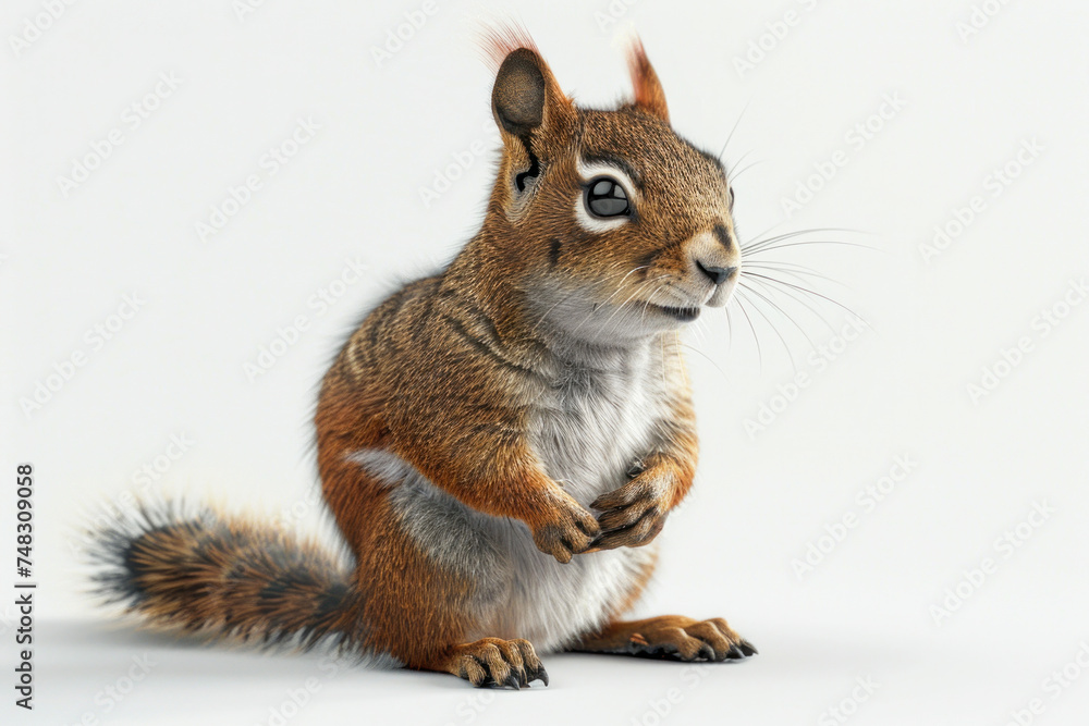 Squirrel isolated Squirrel isolated