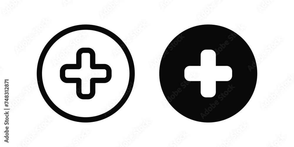 Add icon. flat illustration of vector icon Add icon. flat illustration of vector icon