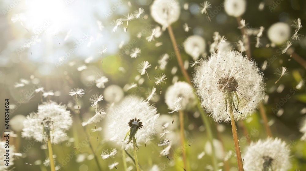 Dandelions Blowing in the Wind