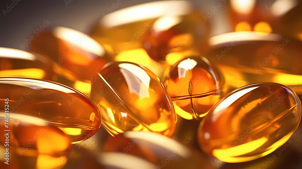 Yellow fish oil, advertising shoot Yellow fish oil, advertising shoot