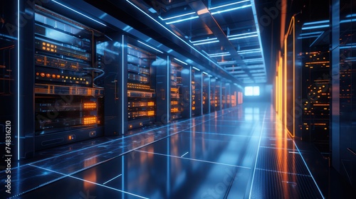 Data centers are places where data is stored that is safe and always ready at all times.

