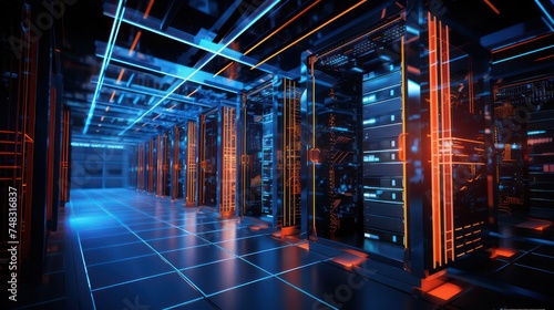 Data centers are places where data is stored that is safe and always ready at all times.
