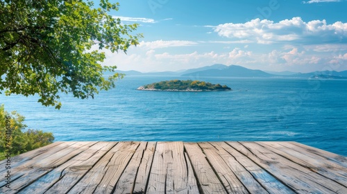 a pier with a view of the sea