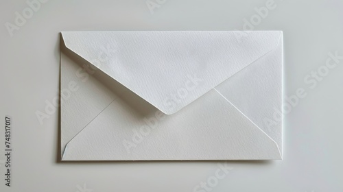 Minimal White Envelope Mockup for Clean Correspondence Generative AI