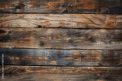 Rustic barn wood texture Aged and weathered wooden planks photo