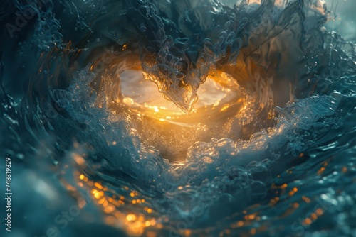 heart of the ocean ocean waves art