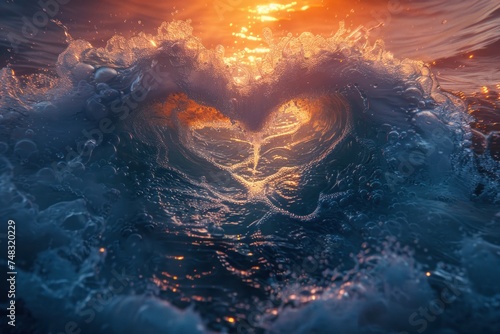 heart of the ocean ocean waves art