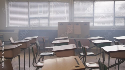 Wallpaper Mural Establishing shot of iconic classroom Torontodigital.ca