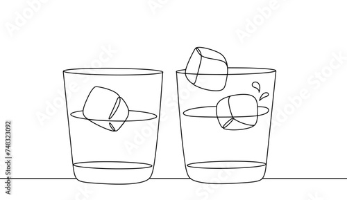 Drink. Cup. Liquid. Ice