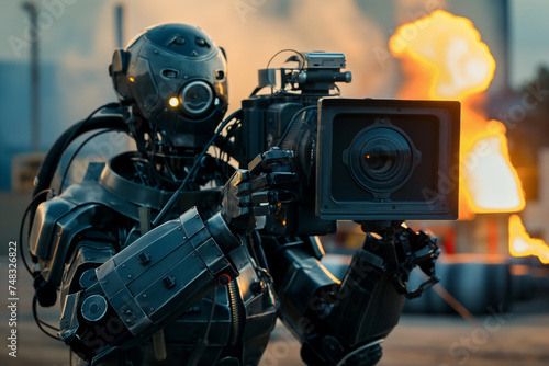 AI Replacing the Film Industry: Lights, Camera, Automation! Witness the Rise of Robo-Filmmakers Crafting Blockbusters with Unrivaled Efficiency and Impeccable Precision.