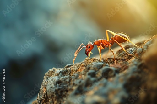 red ant in nature © Jorge Ferreiro