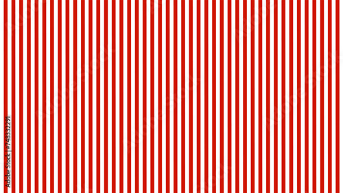 Red and white vertical stripes background 