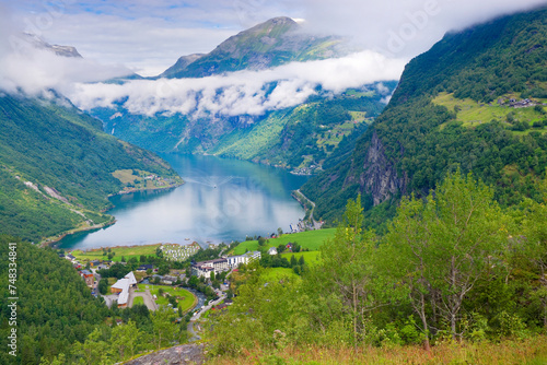 View of Geiranger and Geira...
