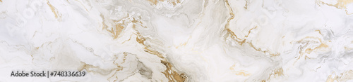 White marble pattern with gold inclusions
