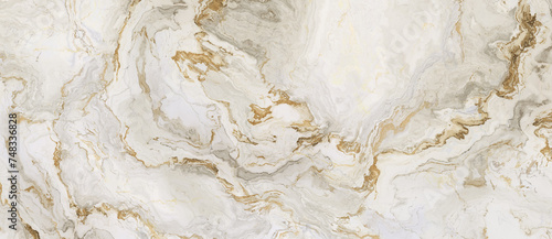 White marble pattern with gold inclusions
