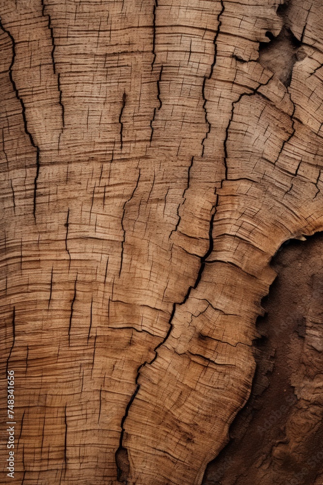 Fototapeta premium a close up of a tree stump