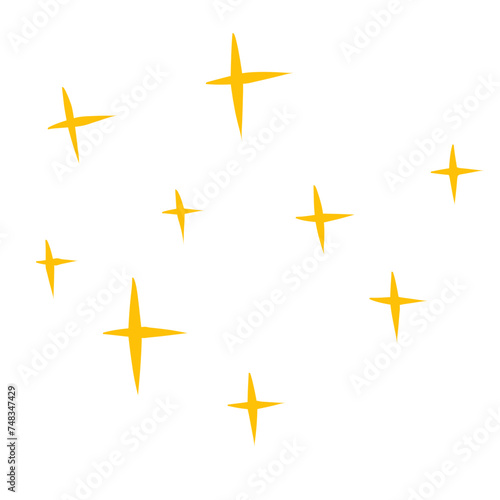 sparkling star pattern