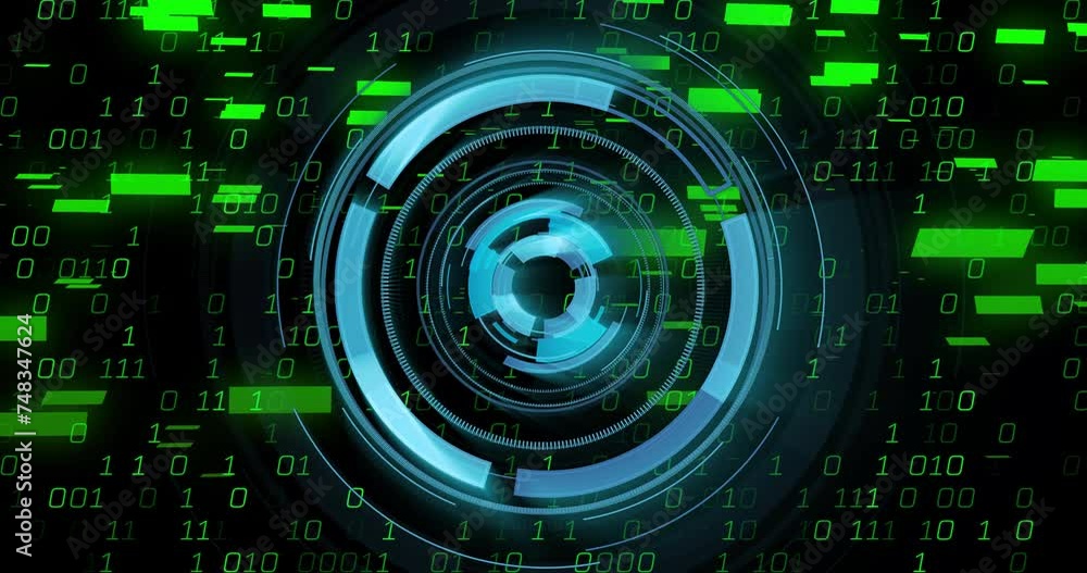 Animation of scope scanning over binary coding Animation of scope scanning over binary coding