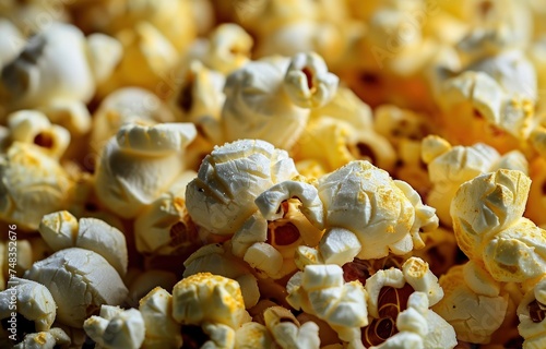 a pile of popcorn