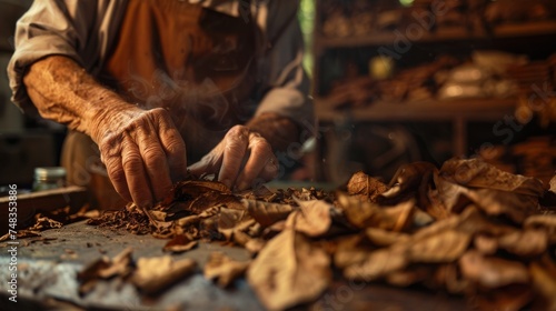 Traditional Tobacco Processing, making cuban cigars © Сергей Безрученко