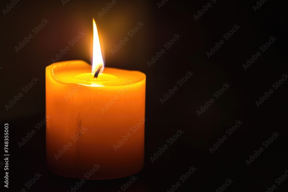 candle flame isolate on black background symbol of prayer and remembrance candle flame isolate on black background symbol of prayer and remembrance