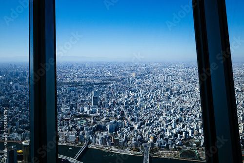 東京スカイツリーから見た東京