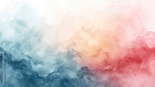 Soft smooth watercolor abstract background photo