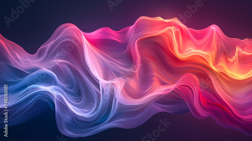 Ethereal Dreams: An Abstract Color Symphony, abstract wallpaper, surreal background