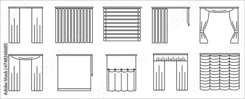 curtains linear set