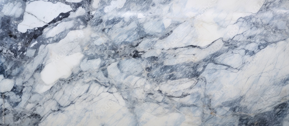 This close-up view showcases the intricate patterns and textures of a granite marble surface used as a wallpaper, stone texture, background, or marble tile for ceramic walls and floors. This close-up view showcases the intricate patterns and textures of a granite marble surface used as a wallpaper, stone texture, background, or marble tile for ceramic walls and floors.