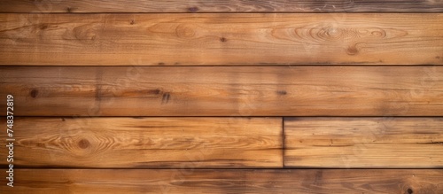 This close-up view captures the intricate details of a wooden wall made of treated boards. The wood decking flooring and paneled walls showcase the textures and patterns of natural wood,