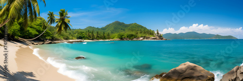 Serene Thai Beach Scene: Captivating Natural Beauty of Ao Thong Nai Pan, Koh Pha Ngan © Jonathan