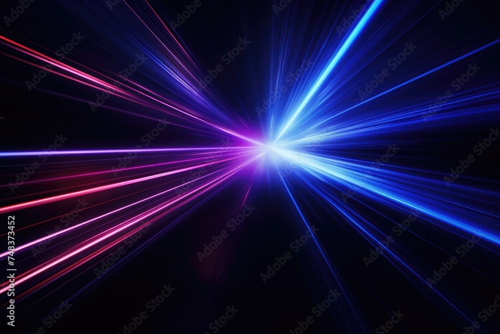 Neon cyber flare on dark abstract background. Neon cyber flare on dark abstract background.