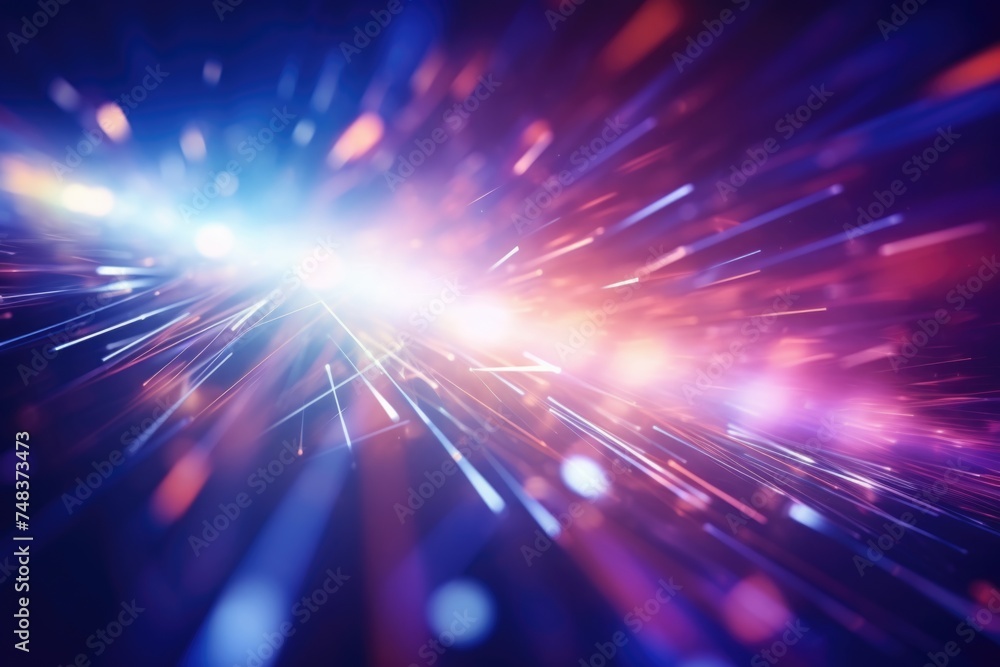 Neon blur background with colorful light flare and bokeh sparks. Neon blur background with colorful light flare and bokeh sparks.