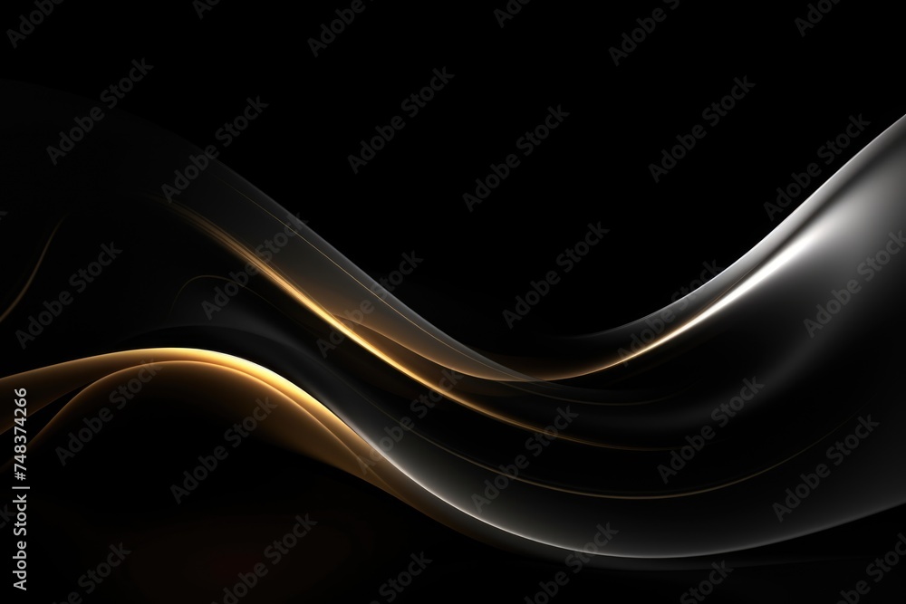 Modern Black Background Line Light Abstract Modern Black Background Line Light Abstract
