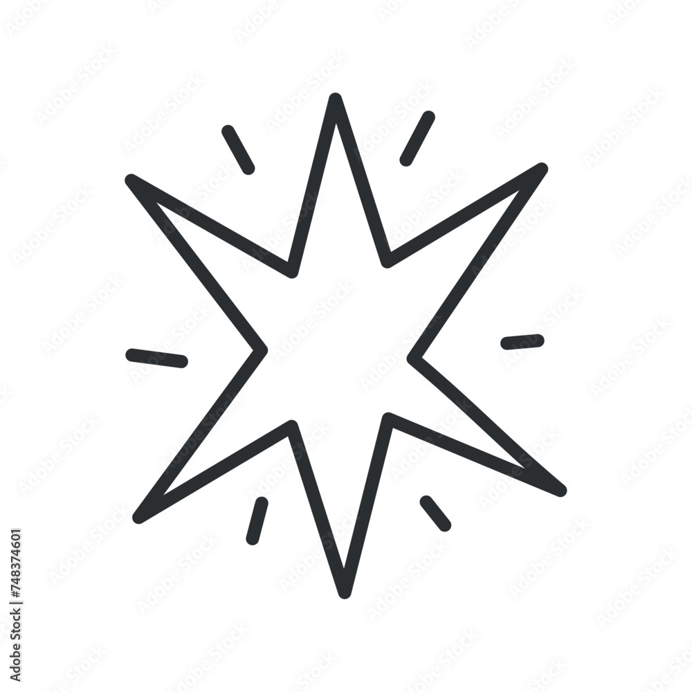 Star sketch icon Hand Draw Vector illustration Star sketch icon Hand Draw Vector illustration