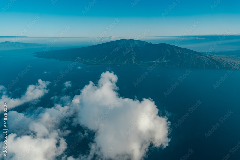 The West Maui Mountains, West Maui Volcano, or Mauna Kahālāwai which means 