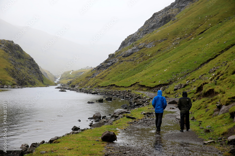 Landscape near Saksun, Faroe islands