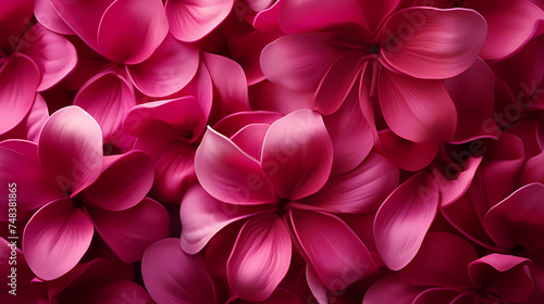 Close-up of petal texture showing delicate ridges and velvety softness © Derby