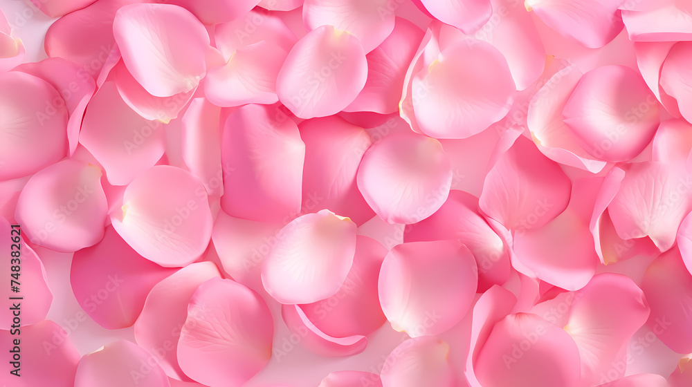 Petals background, Valentine's Day romantic background banner texture