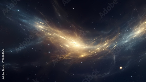 Fascinating space distorted background