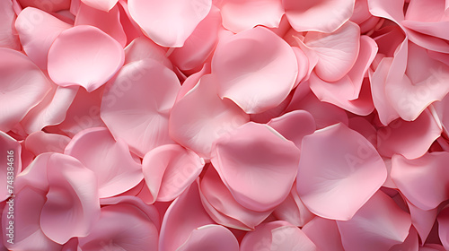 Petals background, Valentine's Day romantic background banner texture