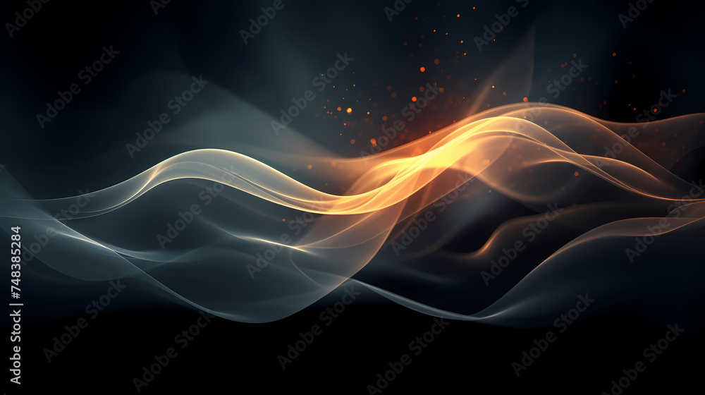 Fototapeta premium Fascinating space distorted background