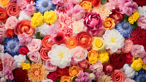 Celebrating Diversity in Blooms: A Vision of Eclectic Floral Warmness and Fragrance © Beulah