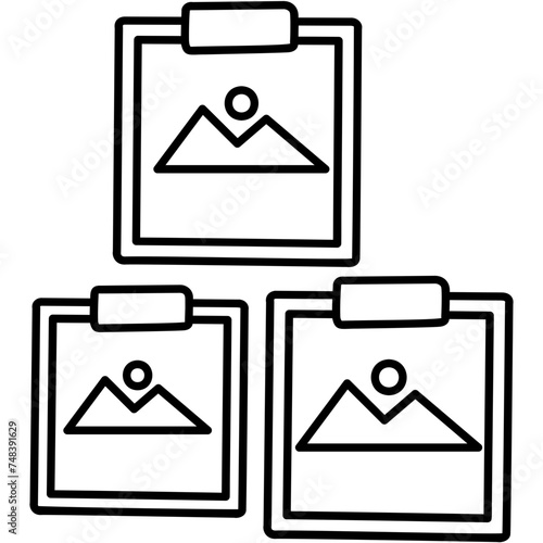 Billede på lærred Snapshot Icon