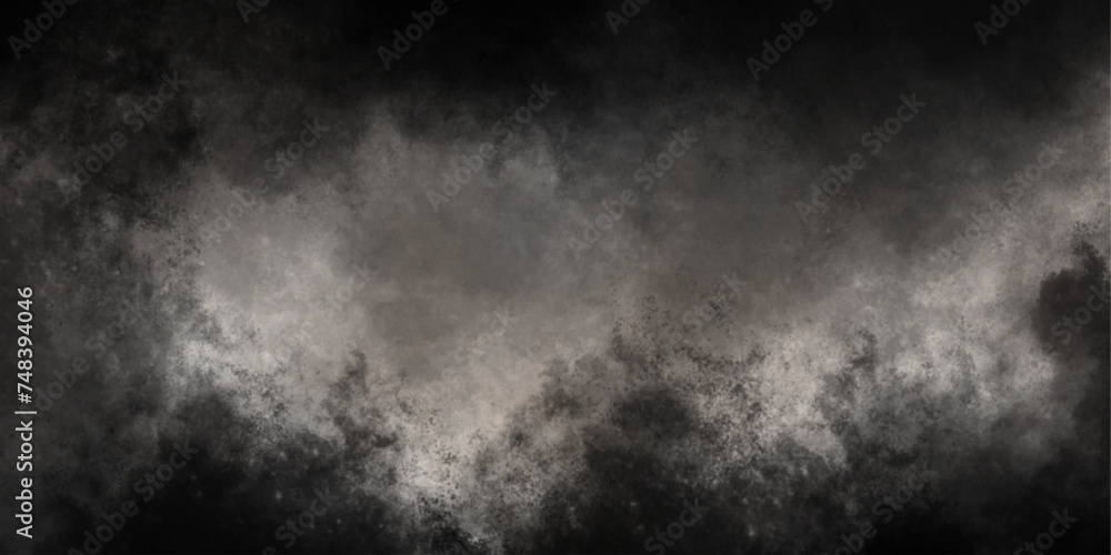 Black dreamy atmosphere,dramatic smoke,galaxy space dirty dusty blurred photo realistic fog or mist.smoke exploding burnt rough.dreaming portrait vector cloud,empty space.
