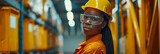 Confident Black Female Industrial Engineer in Electrical Power Facility
