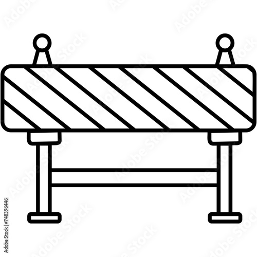 Road Barrier Icon