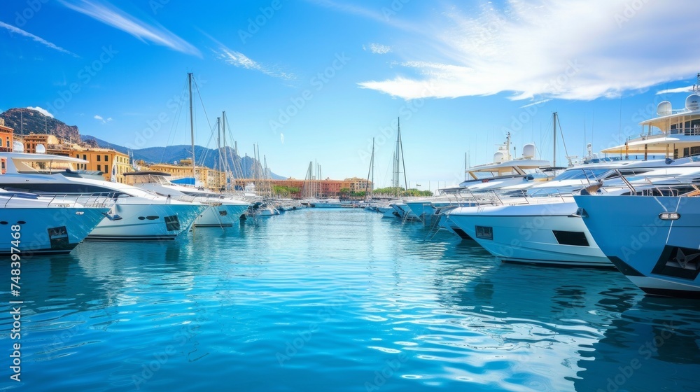 Marine parking of boats and yachts