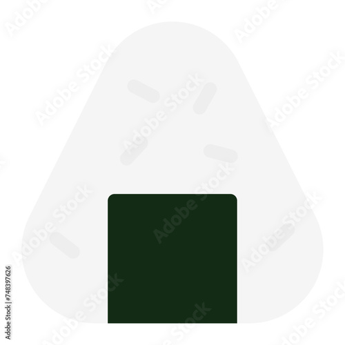 onigiri rice ball icon 